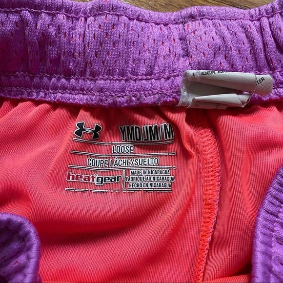 Under Armour & Nike Girls Mesh Athletic Shortie Shorts Lot of 2 - Youth Medium - Picture 9 of 9